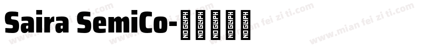 Saira SemiCo字体转换